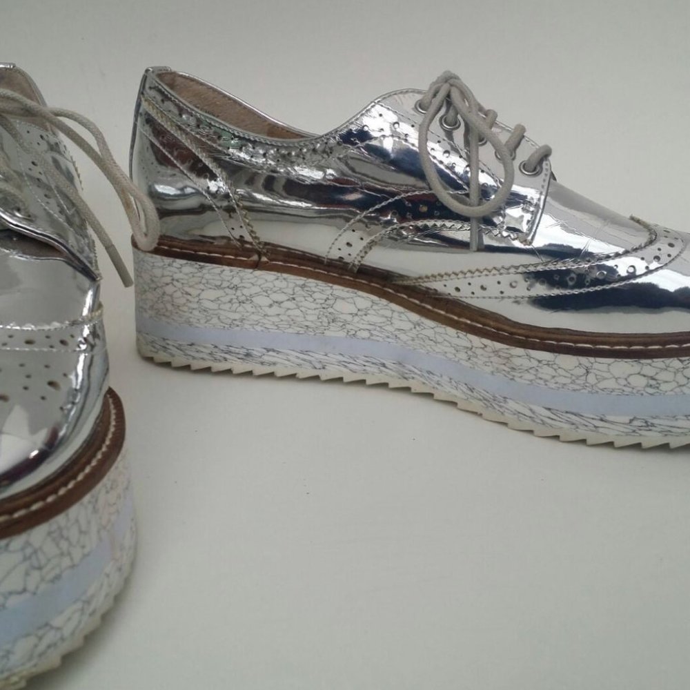 Shelly's London Metallic Shoes